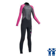 Gul Junior G-Force Ensemble De Bain À Vapeur Flatlock À 3Mm 2023- Noir / Rose Gul Junior G-Force Ensemble De Bain À Vapeur Flatlock À 3Mm 2023- Noir / Rose