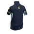 Gul Junior Girls Rashvest Manches Courtes - Marine / Lignes