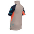 Gul Junior Girls Rashvest Manches Courtes - Argent / Corail