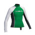 Gul Junior À Manches Longues Rashguard 2,015 - Vert / Gunmetal