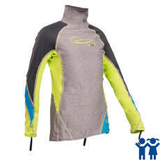 Gul Junior Rashvest Manches Longues - Marl / Lime Gul Junior Rashvest Manches Longues - Marl / Lime
