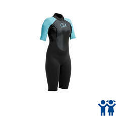 Réponse Junior Gul 3 / 2Mm T2 Shorty Wetsuit - Noir / Turquoise Réponse Junior Gul 3 / 2Mm T2 Shorty Wetsuit - Noir / Turquoise