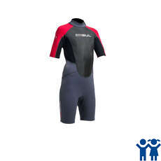 Réponse Junior Gul 3 / 2Mm Flatlock T2 Shorty Wetsuit - Graphique / Rouge Réponse Junior Gul 3 / 2Mm Flatlock T2 Shorty Wetsuit - Graphique / Rouge