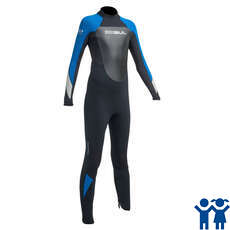 Réponse Junior Gul 3 / 2Mm Flatlock T2 Steamer Wetsuit - Blk / Bleu Réponse Junior Gul 3 / 2Mm Flatlock T2 Steamer Wetsuit - Blk / Bleu