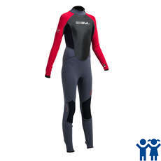 Réponse Junior Gul 3 / 2Mm Flatlock T2 Steamer Wetsuit - Graphique / Rouge Réponse Junior Gul 3 / 2Mm Flatlock T2 Steamer Wetsuit - Graphique / Rouge