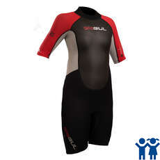 Gul Junior Response 3 / 2Mm Shorty Wetsuit - Noir / Rouge Gul Junior Response 3 / 2Mm Shorty Wetsuit - Noir / Rouge
