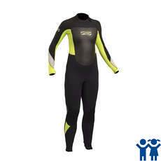 Gul Junior Réponse 4 / 3Mm Bs Wetsuit - Noir / Lime