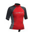 Gul Junior Manches Courtes Lycra - Rouge / Gris Foncé