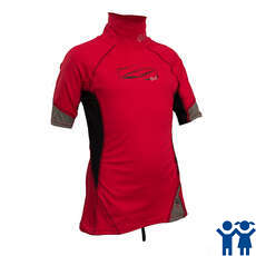 Gul Junior Rashvest Manches Courtes - Rouge / Noir Gul Junior Rashvest Manches Courtes - Rouge / Noir