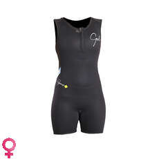 Gul Ladies Response 3 / 2Mm Fl Court Jane Wetsuit - Noir / Lignes Gul Ladies Response 3 / 2Mm Fl Court Jane Wetsuit - Noir / Lignes
