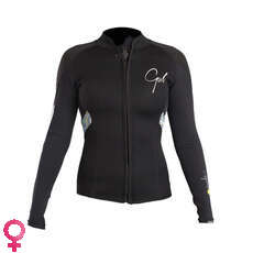 Gul Ladies Response 3Mm Fl Wetsuit Jacket - Noir / Lignes Gul Ladies Response 3Mm Fl Wetsuit Jacket - Noir / Lignes