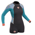 Gul Ladies Surflite 2Mm Combinaison De Printemps Combinaison - Graphite / Lignes