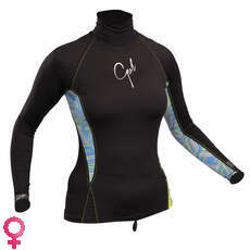 Gul Dames Swami Manches Longues Rashvest - Noir / Lignes Gul Dames Swami Manches Longues Rashvest - Noir / Lignes
