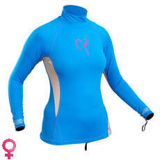Gul Dames Swami Manches Longues Rashvest - Bleu / Argent Gul Dames Swami Manches Longues Rashvest - Bleu / Argent