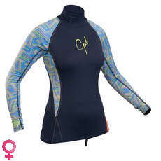 Gul Ladies Swami Manches Longues Rashvest - Marine / Lignes Gul Ladies Swami Manches Longues Rashvest - Marine / Lignes