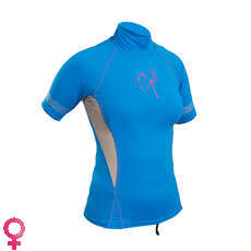 Gul Ladies Swami Manches Courtes Rashvest - Bleu / Argent Gul Ladies Swami Manches Courtes Rashvest - Bleu / Argent
