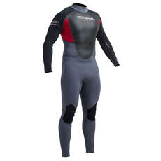 Réponse Gul 3 / 2Mm Flatlock T2 Steamer Wetsuit - Graphite / Rouge