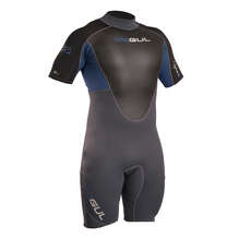Gul Response 3 / 2Mm Flatlock Shorty Wetsuit - Bleu / Graphite Gul Response 3 / 2Mm Flatlock Shorty Wetsuit - Bleu / Graphite
