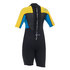 Réponse Gul Junior 3 / 2Mm Été Shorty Combinaison 2 015 - Le Noir / Jaune Soleil