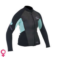 Gul Femmes Réponse 3Mm Flatlock Bolero - Noir / Glacier Gul Femmes Réponse 3Mm Flatlock Bolero - Noir / Glacier