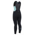 Gul Femmes Réponse 3Mm Flatlock Long Jane Combinaison - Noir / Glacier