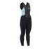 Gul Femmes Réponse 3Mm Flatlock Long Jane Combinaison - Noir / Glacier