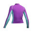 Gul Surf Juniors Filles À Manches Longues Rashguard 2,015 - Iris / Glacier