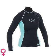 Rashguard Gul Swami Femmes Manches Longues 2015 - Noir / Glacier Rashguard Gul Swami Femmes Manches Longues 2015 - Noir / Glacier
