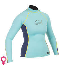 Gul Swami Femmes Manches Longues Rashguard - Glacier / Blueribbon Gul Swami Femmes Manches Longues Rashguard - Glacier / Blueribbon