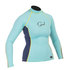 Gul Swami Femmes Manches Longues Rashguard - Glacier / Blueribbon