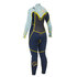 Viper Gul Womens 4 / 3Mm Ourlets Wetsuit 2015 - Bleu / Glacier