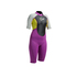 Réponse Femmes Gul 3 / 2Mm Flatlock Shorty Wetsuit - Mulberry / Gris