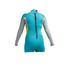 Gul Femmes Surflite 2Mm F / L Sdl T2 Springsuit - Cyan Vif / Bleu Brouillard
