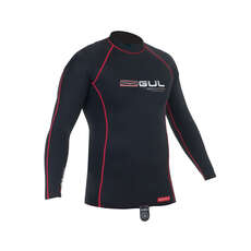 Gul Xola Mens Manches Longues Rashguard - Noir Gul Xola Mens Manches Longues Rashguard - Noir