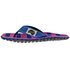 Tongs En Toile Gumbies Islander Pour Femmes - Rayures Bleues Et Roses