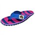 Tongs En Toile Gumbies Islander Pour Femmes - Rayures Bleues Et Roses