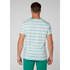 T-Shirt Helly Hansen Fjord - Rayures Fanées Vert Poivron