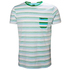 T-Shirt Helly Hansen Fjord - Rayures Fanées Vert Poivron