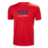 Helly Hansen T-Shirt Avec Logo Hh - Drapeau Rouge
