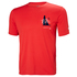 Helly Hansen T-Shirt De Course Hp - Drapeau Rouge