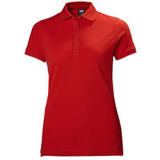 Helly Hansen Polo Femmes Crew Pique 2 - Rouge Alerte