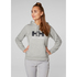 Helly Hansen Sweat À Capuche Logo Hh Pour Femmes - Gris Mélange