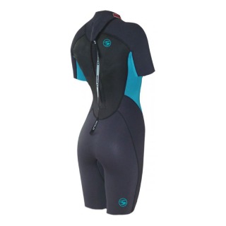 Combinaison Shorty Femme Ignite 3 / 2Mm Shorty - Graphite / Turquoise