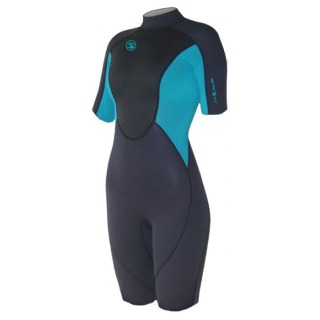 Combinaison Shorty Femme Ignite 3 / 2Mm Shorty - Graphite / Turquoise