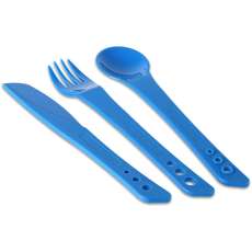 Lifeventure Ellipse Knife, Fork And Spoon Set - Bleu Lifeventure Ellipse Knife, Fork And Spoon Set - Bleu