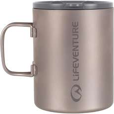 Lifeventure Titanium Isolated Mug - Gris / Argent Lifeventure Titanium Isolated Mug - Gris / Argent