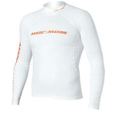 Magic Marine Cube Rash Vest / Garde Manches Longues Hommes - Blanc Magic Marine Cube Rash Vest / Garde Manches Longues Hommes - Blanc