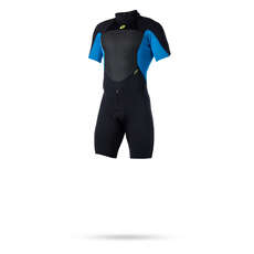 Combinaison Néoprène Magic Marine Junior Ultimate 3/2Mm Back-Zip Flatlock Shorty - Bleu