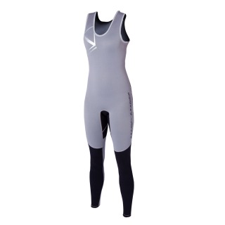 Magic Marine Femmes Metalite Long John - Gris
