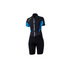Magic Marine Womens Ultimate 3 / 2Mm Combinaison Backarm Zip Short Combinaison - Bleu